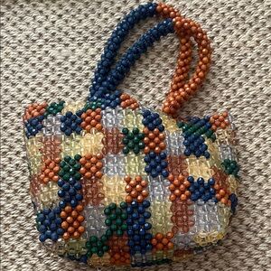 Zara Multicolor Beaded Mini Bag